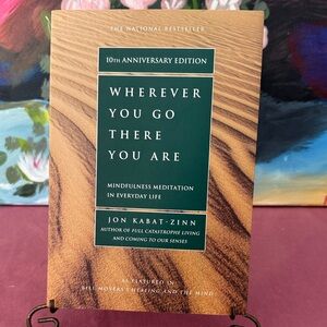 Mindfulness Meditation Book with Brown Cover